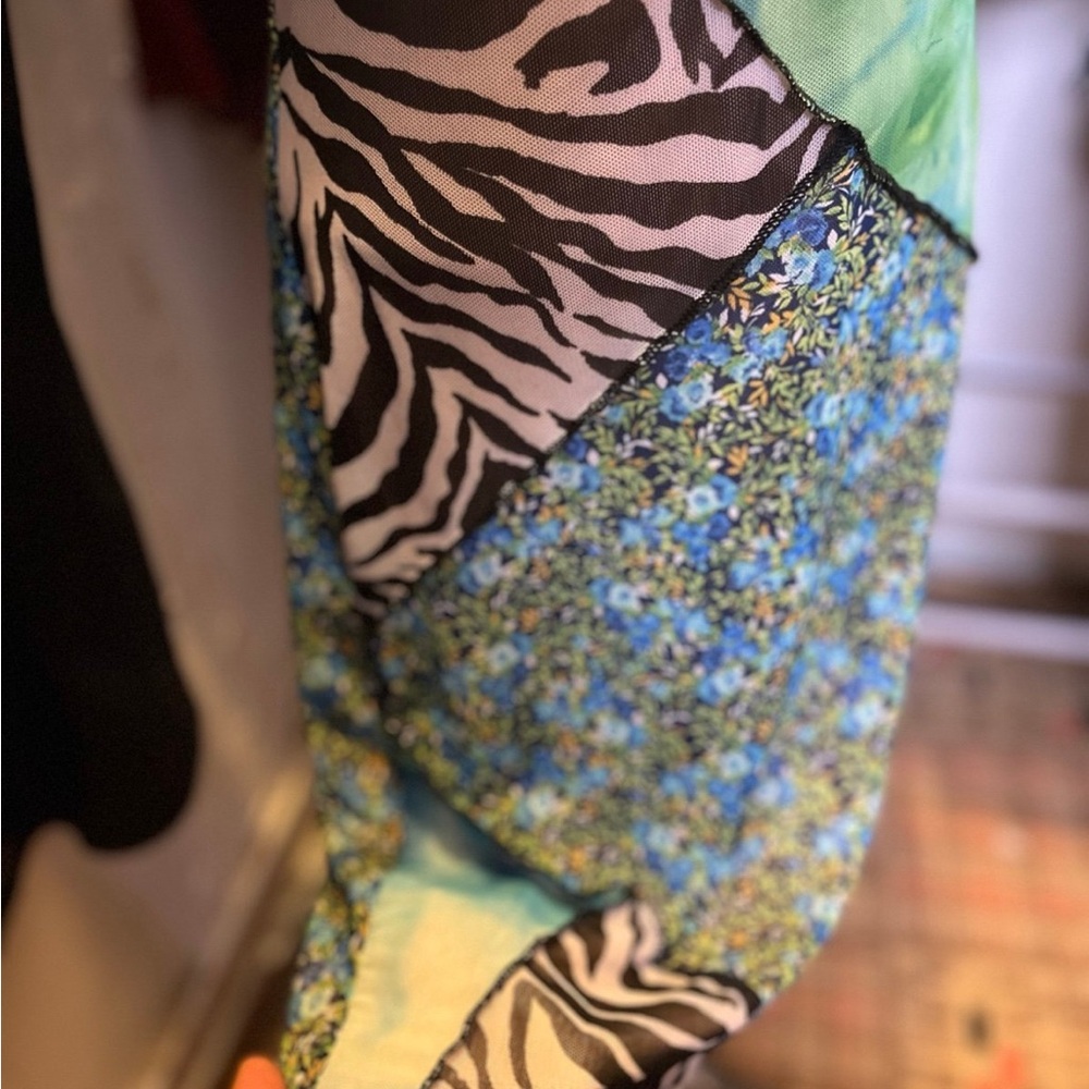Colorful Patchwork Dress - Picture 2 of 3